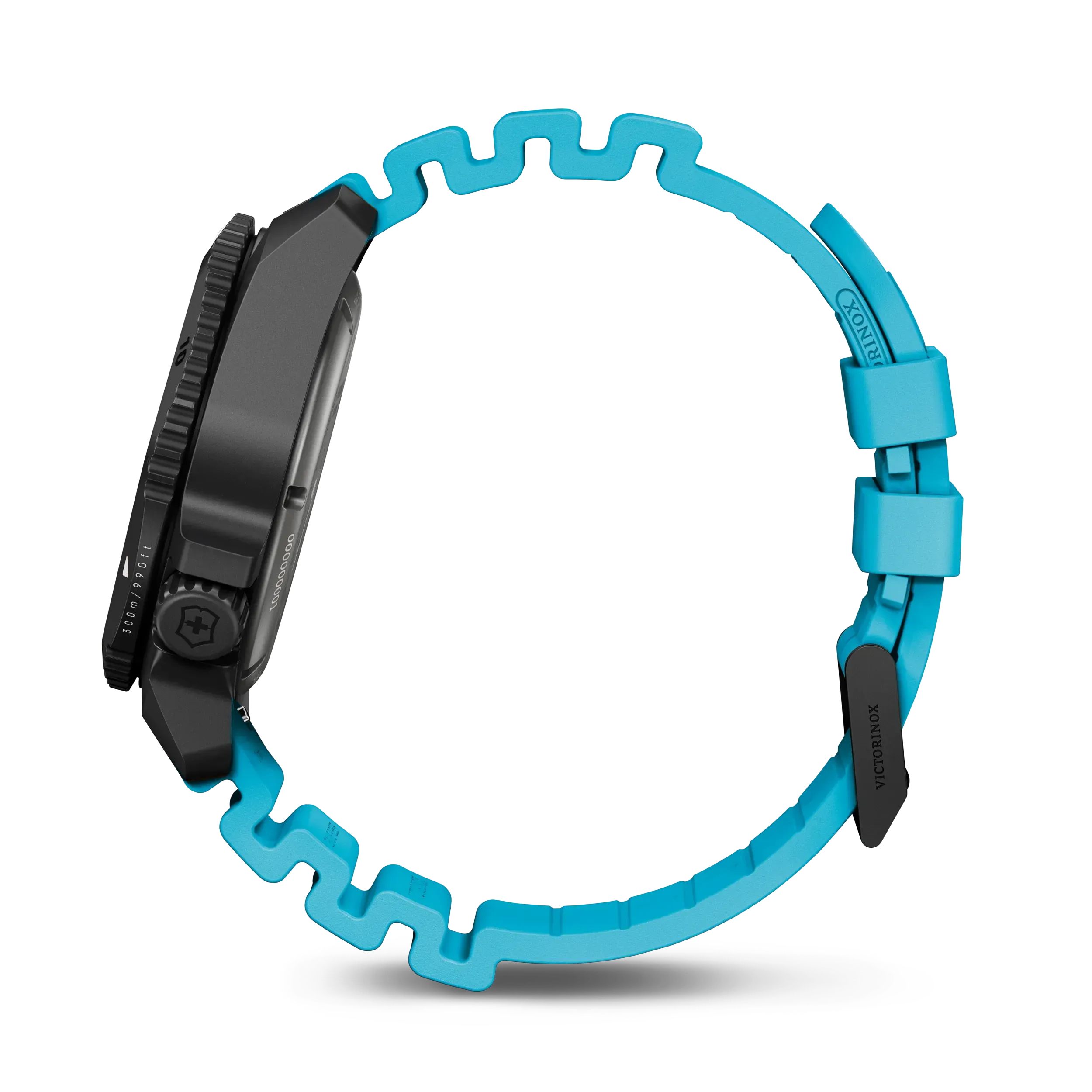 RELÓGIO VICTORINOX DIVE PRO TITÂNIO AUTOMÁTICO 43MM PULSEIRA DE SILICONE AZUL