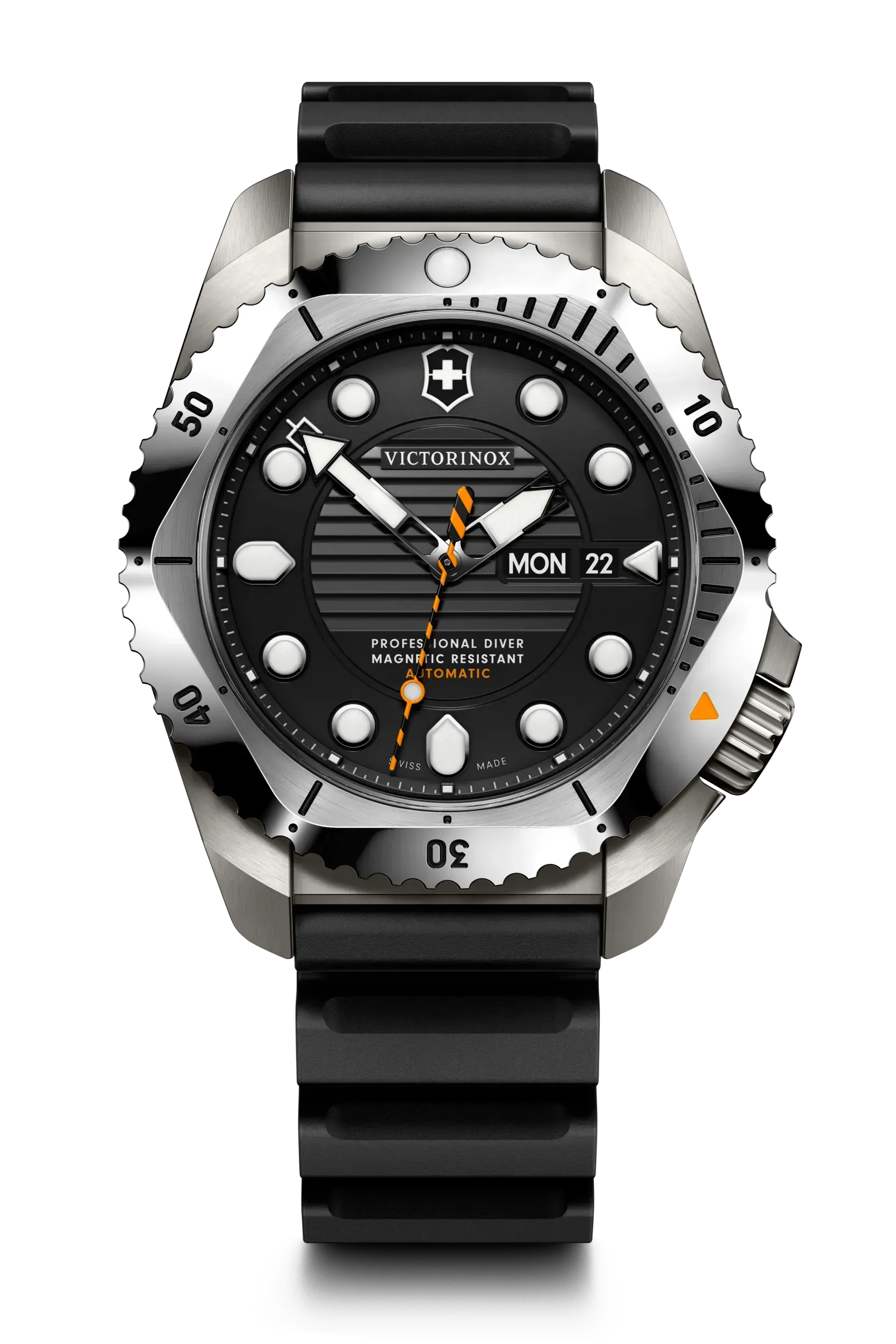 RELÓGIO VICTORINOX DIVE PRO TITÂNIO AUTOMÁTICO MOSTRADOR PRETO