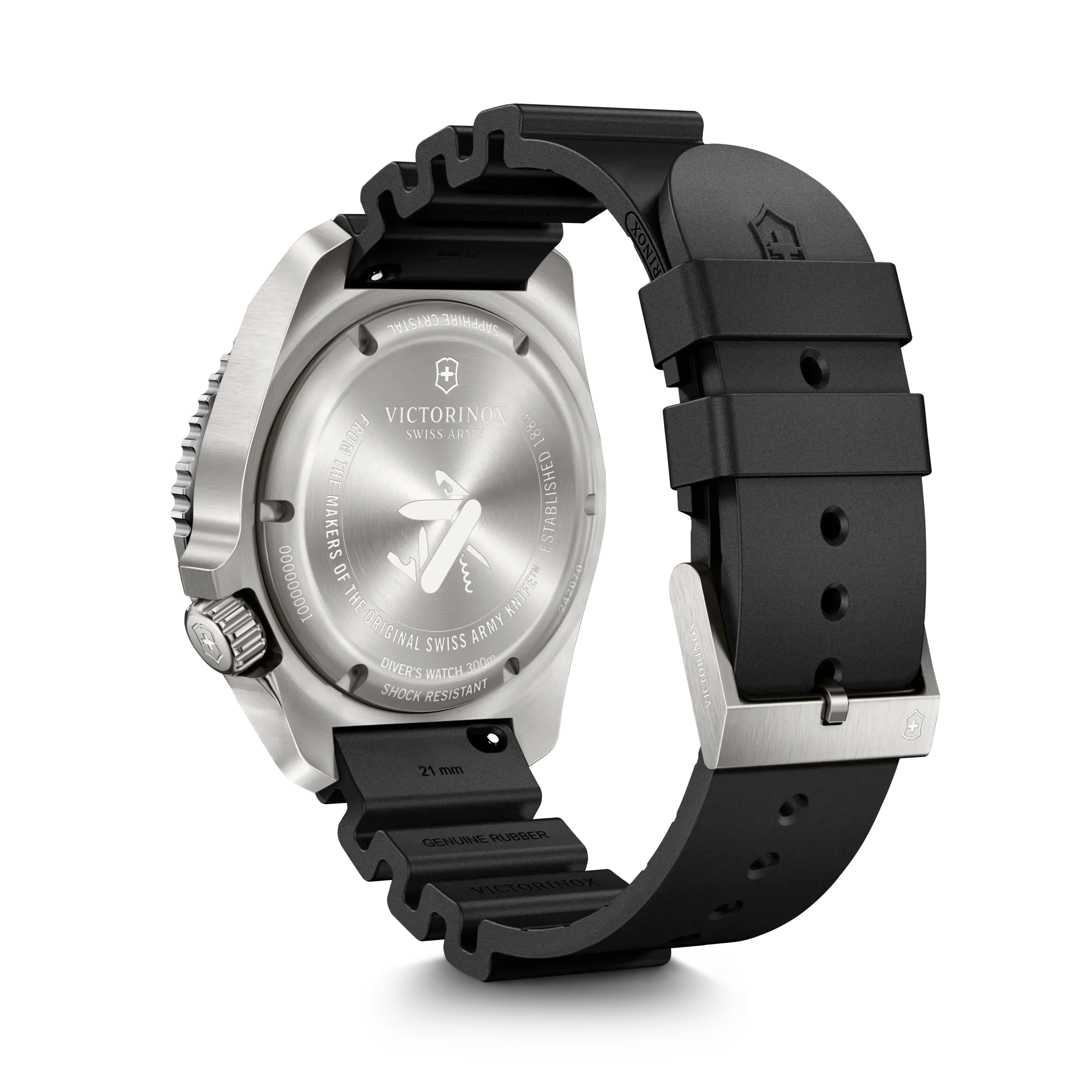 RELÓGIO VICTORINOX DIVE PRO TITÂNIO AUTOMÁTICO MOSTRADOR PRETO