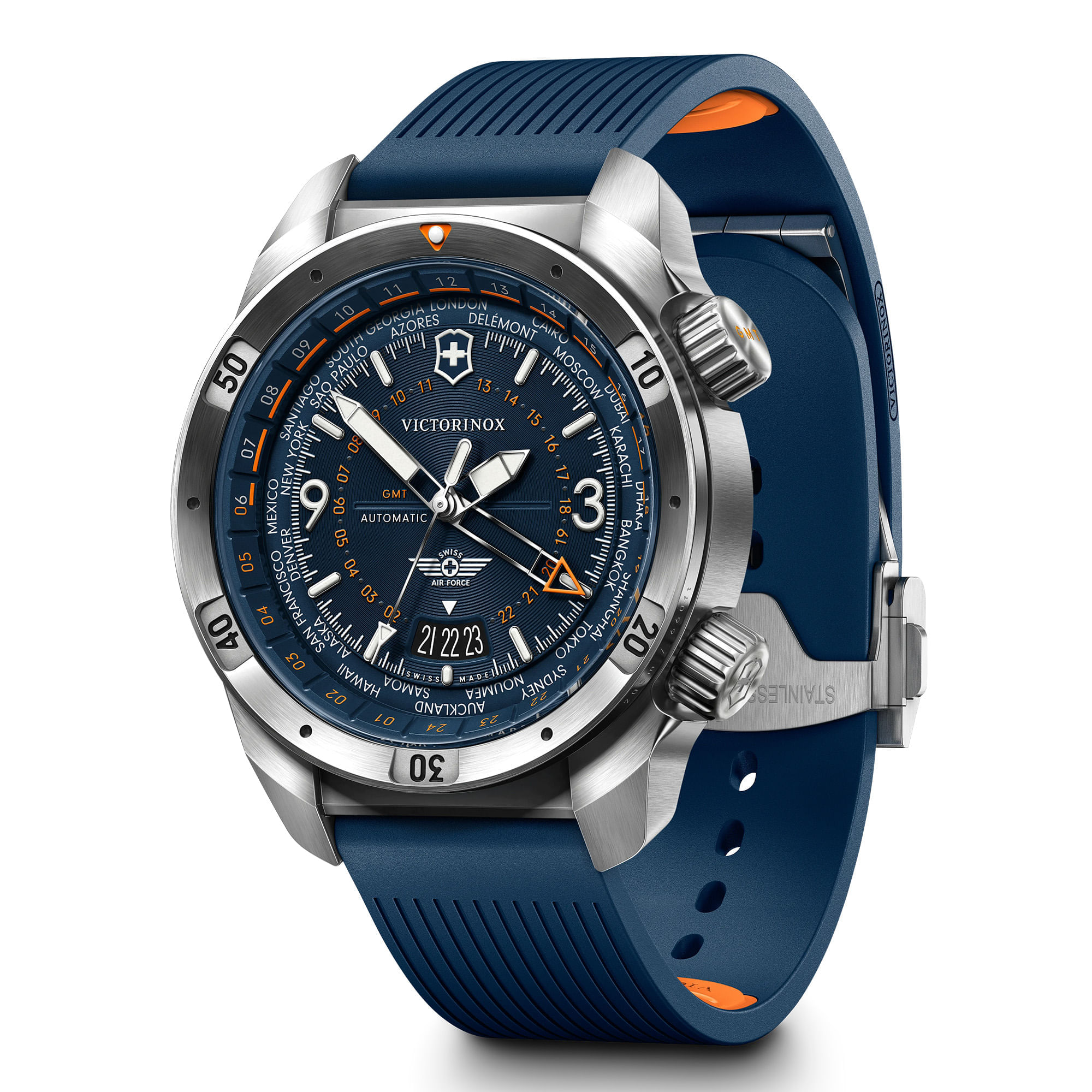 RELÓGIO VICTORINOX AIR PRO AUTOMÁTICO AZUL