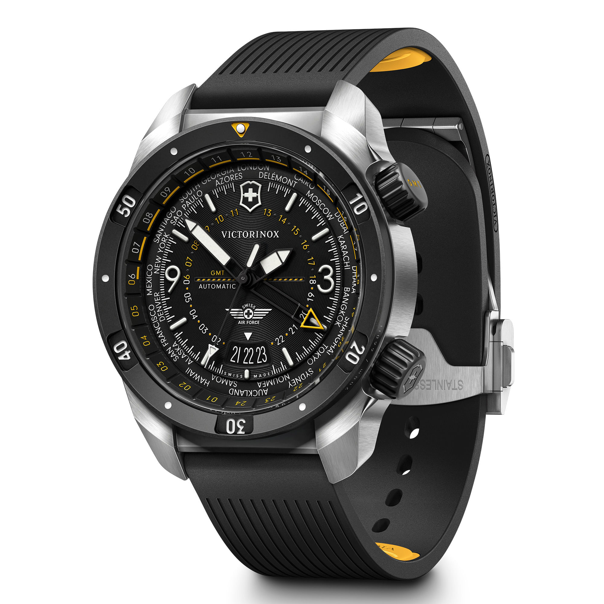 RELÓGIO VICTORINOX AIR PRO AUTOMÁTICO PRETO